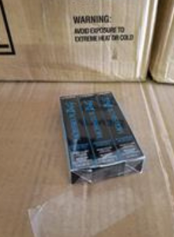 A box of black and blue tape Description automatically generated with medium confidence